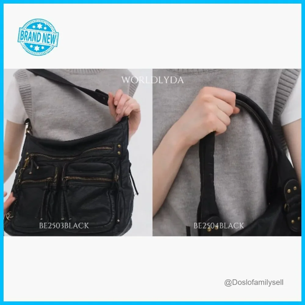 Large Y2K Hobo Bag Vintage Crossbody Shoulder Tote Vegan Leather Purse